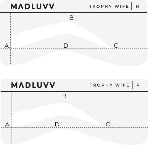 trophy wife stencil regular and petite 